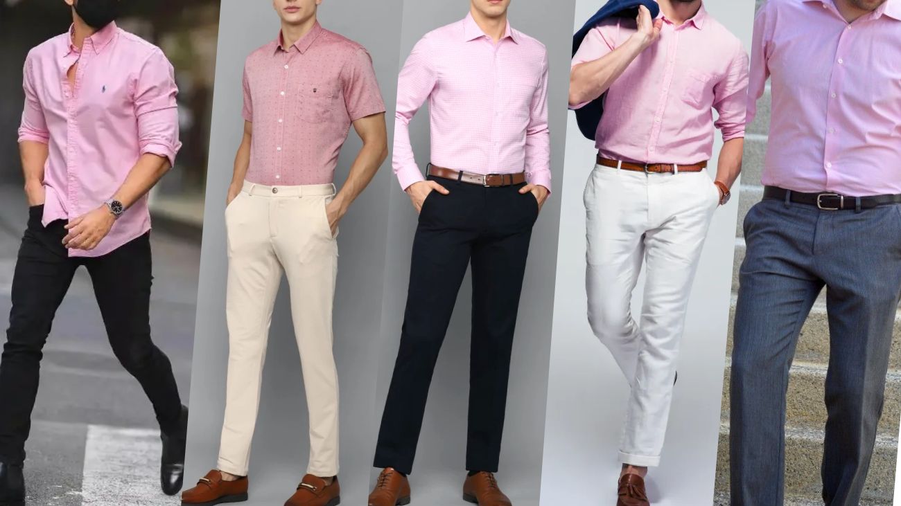 Best Pink Shirt Matching Pant Combinations for Men