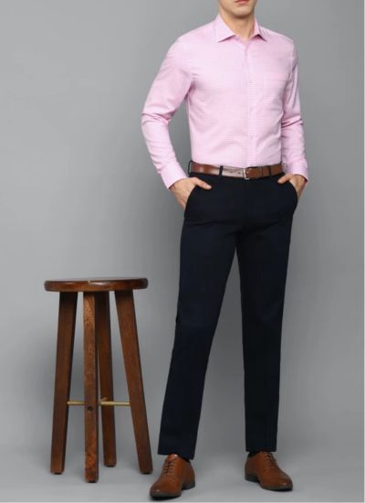 Pink Shirt Black Pants Formal