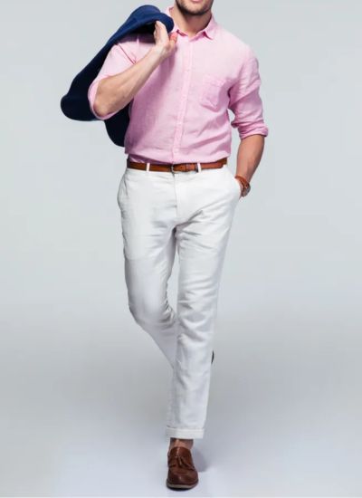 Best Pink Shirt Matching Pant Combinations for Men