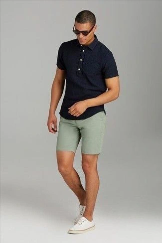 Polo T shirts with Chino Shorts