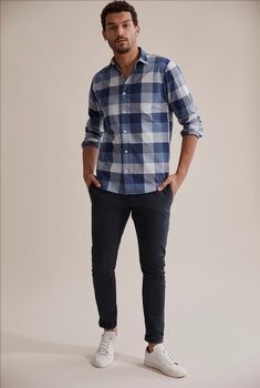 Black Chinos Combination with a matching Shirt