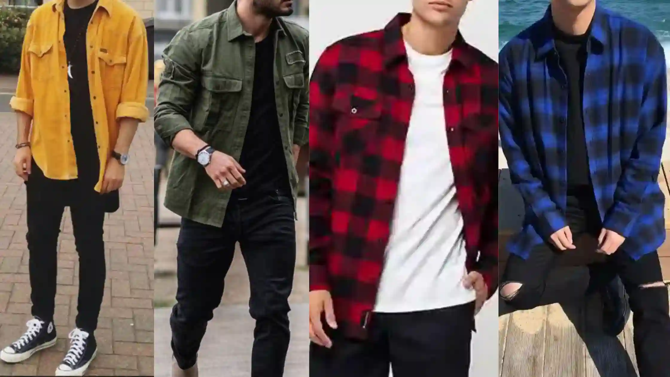 Shirt and Tshirt Combination for Men