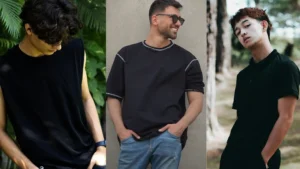 Black-t-shirt-combination-for-men