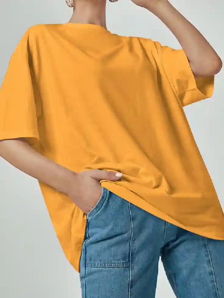 Opt for a plain and simple tee