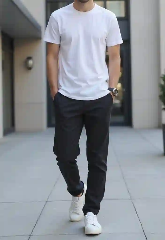 Outfit with pants or trousers