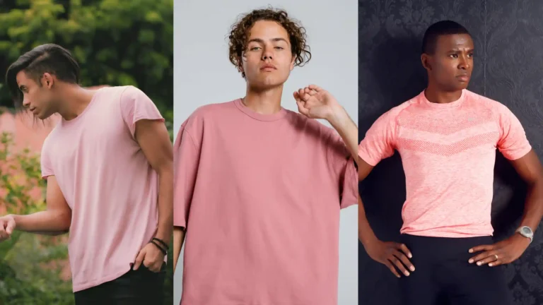 Pink-T-Shirt-Combination-for-Men