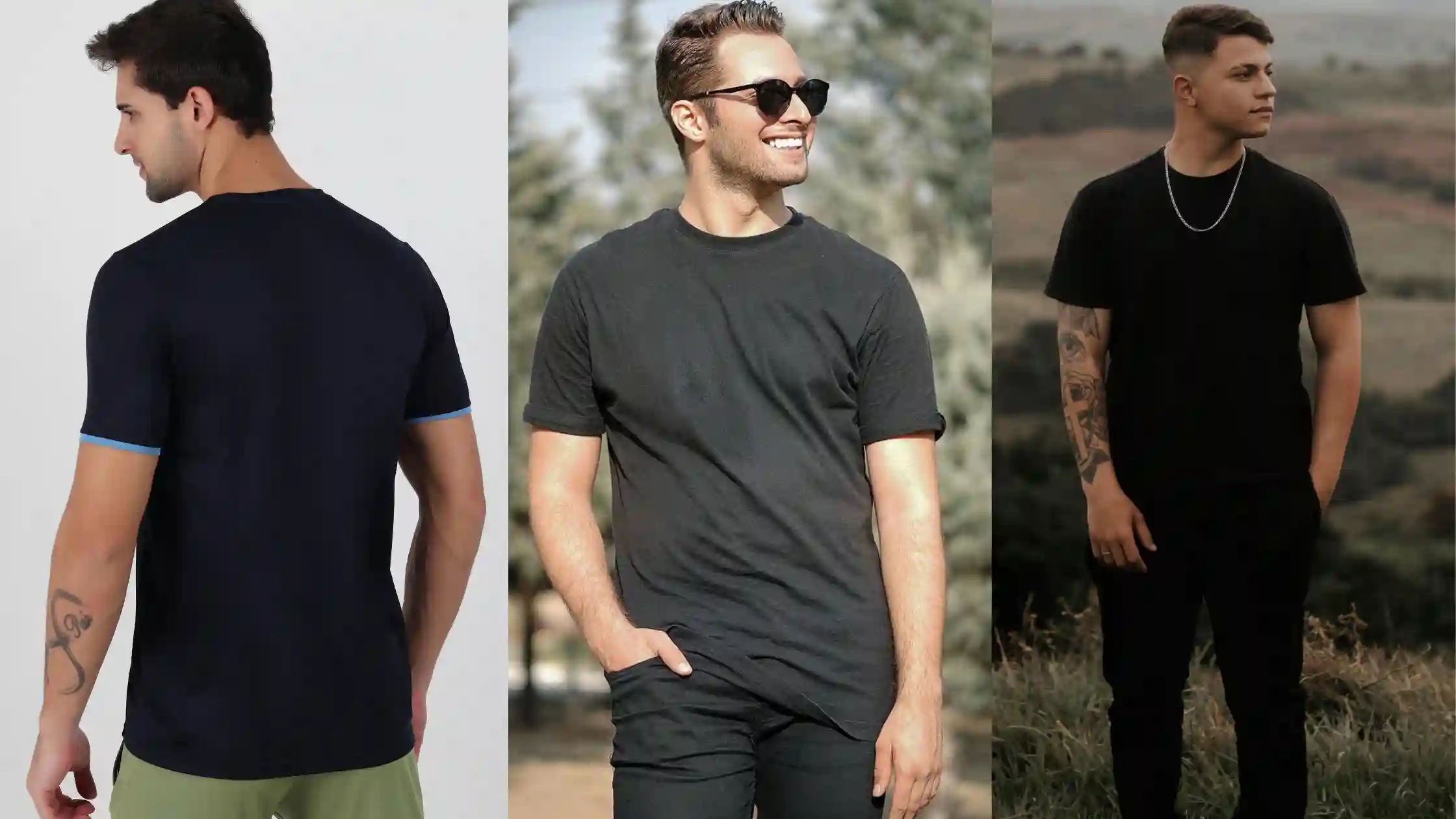 New Ways To Style a Plain Black T-Shirt