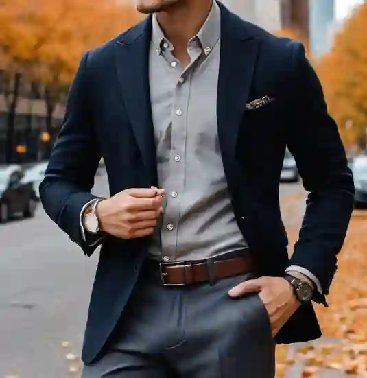 Combine with Light Grey Shirt for a Sophisticated Look