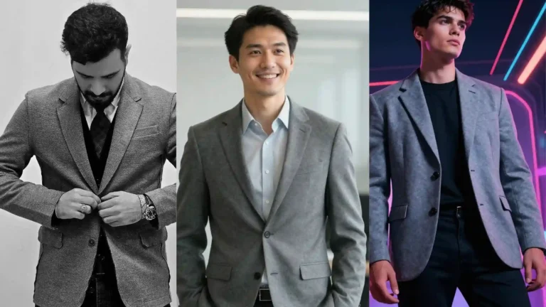 Grey Blazer Combination Ideas for Men