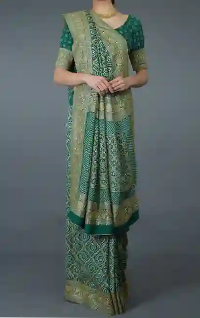 Gujarati Style Saree